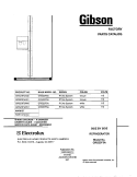 COVER Diagram and Parts List for GRS23F5AQ1  Gibson Refrigerator