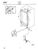 CABINET Diagram and Parts List for CFU09M2HW2  Frigidaire Freezer