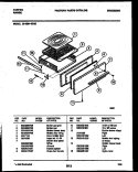BROILER DRAWER PARTS Diagram and Parts List for 36-3281-00-02  Tappan Range