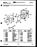 ELECTRICAL PARTS Diagram and Parts List for AR09ME5L2  Frigidaire Air Conditioner
