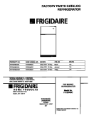 COVER Diagram and Parts List for FRT20NGCB4  Frigidaire Refrigerator