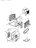 Part Location Diagram of A327218 Frigidaire CAPACITOR, DUAL FAN