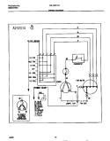 WIRING DIAGRAM Diagram and Parts List for FAL103Y1A1  Frigidaire Air Conditioner