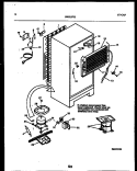 SYSTEM AND AUTOMATIC DEFROST PARTS Diagram and Parts List for RT17F5DX4B  Gibson Refrigerator