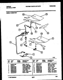 GAS CONTROL Diagram and Parts List for 12-4980-00-04  Tappan Wall Oven