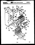CABINET PARTS Diagram and Parts List for TPK160EN0F  Kelvinator Refrigerator
