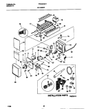 ICE MAKER Diagram and Parts List for FRS22ZGED1  Frigidaire Refrigerator