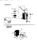 COMPRESSOR Diagram and Parts List for AK087J7V1  Frigidaire Air Conditioner