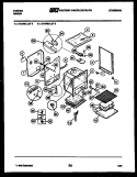 BODY PARTS Diagram and Parts List for 31-2758-66-05  Tappan Range