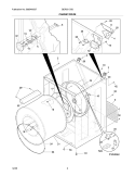 CABINET / DRUM Diagram and Parts List for GER331CS0  Gibson Dryer