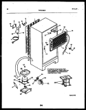 SYSTEM AND AUTOMATIC DEFROST PARTS Diagram and Parts List for TPK210KN0W  Kelvinator Refrigerator
