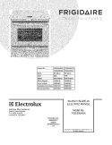 COVER Diagram and Parts List for FGES3045KWA  Frigidaire Range