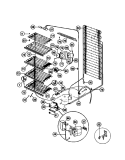 SYSTEM Diagram and Parts List for TFU17M6AW3  Tappan Freezer