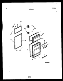 DOOR PARTS Diagram and Parts List for TPK140JN0D  Kelvinator Refrigerator