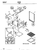 BODY Diagram and Parts List for MGF335CESA  Frigidaire Range