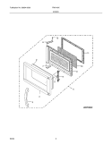 Part Location Diagram of 5304423511 Frigidaire PANEL