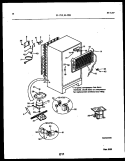 SYSTEM AND AUTOMATIC DEFROST PARTS Diagram and Parts List for 95-1712-23-00  Tappan Refrigerator