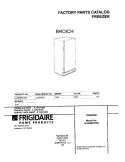 COVER Diagram and Parts List for UL5000ECW4  Frigidaire Freezer