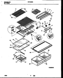 Part Location Diagram of 215919127 Frigidaire FRAME-FULL SHELF