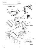 CONTROLS Diagram and Parts List for FRS26ZGHB1  Frigidaire Refrigerator