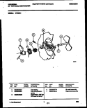 CAM Diagram and Parts List for DP400A1  Frigidaire Dishwasher