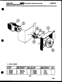 AIR HANDLING PARTS Diagram and Parts List for AHR18NS5E1  Frigidaire Air Conditioner