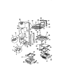 SHELVING Diagram and Parts List for RS259ESF2  Frigidaire Refrigerator