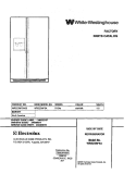 COVER Diagram and Parts List for WRS23MF5AS5  Westinghouse Refrigerator