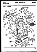 BODY PARTS Diagram and Parts List for 12-4980-00-05  Tappan Wall Oven