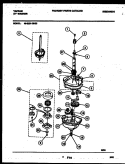 Part Location Diagram of 134735700 Frigidaire Transmission Assembly