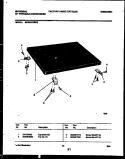 Part Location Diagram of 154106405 Frigidaire TOP ASSEMBLY