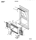 WINDOW MOUNTS Diagram and Parts List for GAS18EW2A2  Gibson Air Conditioner