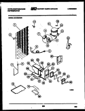 SYSTEM AND AUTOMATIC DEFROST PARTS Diagram and Parts List for RA186MCH0  Frigidaire Refrigerator