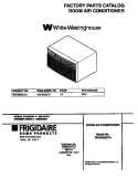 COVER Diagram and Parts List for WAC052G7A1  Frigidaire Air Conditioner