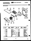 AIR HANDLING PARTS Diagram and Parts List for AS18EL2K2  Frigidaire Air Conditioner