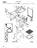 BODY Diagram and Parts List for 30-2251-00-09  Tappan Range