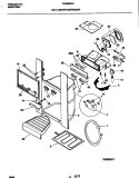 ICE AND WATER DISPENSER Diagram and Parts List for F45WR24CD1  Frigidaire Refrigerator
