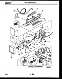 ICE MAKER AND INSTALLATION PARTS Diagram and Parts List for WRT21FGAZ0  Frigidaire Refrigerator