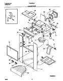 ICE DISPENSER Diagram and Parts List for FRS26WQHW2  Frigidaire Refrigerator
