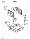 COMPRESSOR PARTS Diagram and Parts List for WAC066F7A3  Frigidaire Air Conditioner