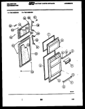 Part Location Diagram of 3916272 Frigidaire PANEL-Freezer  DOOR