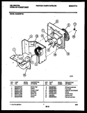 AIR HANDLING PARTS Diagram and Parts List for KAC063P7A1  Kelvinator Air Conditioner