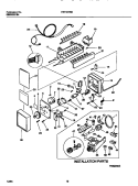 AUTOMATIC ICE MAKER Diagram and Parts List for FRT18TRBD1  Frigidaire Refrigerator
