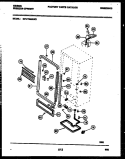 CABINET PARTS Diagram and Parts List for GFU17M4AW0  Gibson Freezer