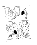 SYSTEM Diagram and Parts List for FRS26BH6CB0  Frigidaire Refrigerator