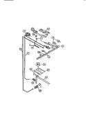 BURNERS Diagram and Parts List for CGC3M4DXD  Gibson Range