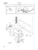 SYSTEM Diagram and Parts List for FFC20D7HW4  Frigidaire Freezer