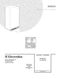 COVER Diagram and Parts List for UL1293CA5  Electrolux Freezer