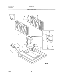 COMPRESSOR PARTS Diagram and Parts List for FAC064L7A1  Frigidaire Air Conditioner
