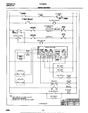 WIRING DIAGRAM Diagram and Parts List for FEF388WCCE  Frigidaire Range